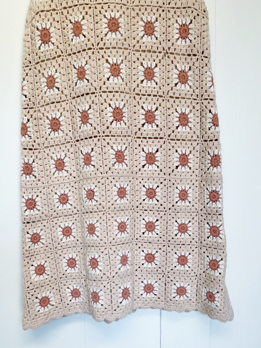 RYLEE + CRU Crochet Floral Tank Dress 10-12 - Picture 3 of 10